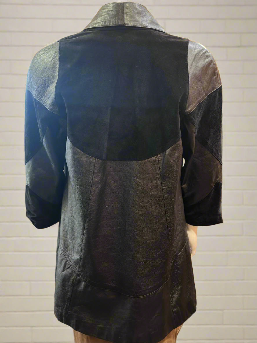 Dillards and York Leather and Suede Jacket