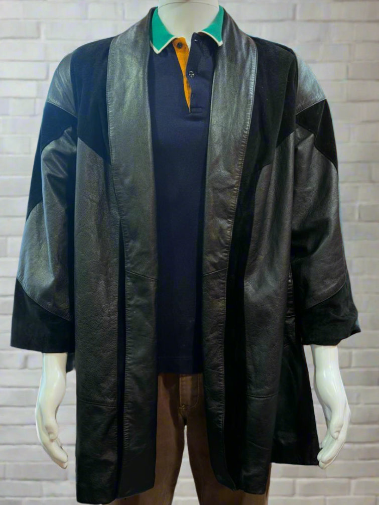 Dillards and York Leather and Suede Jacket